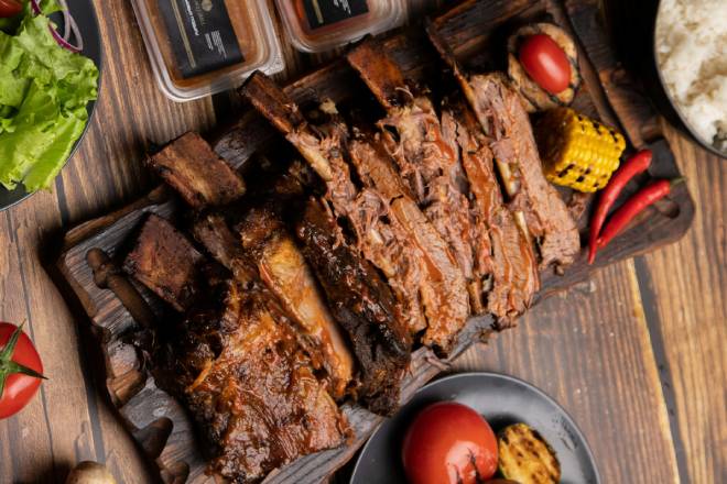 Côte de bœuf au four facile et cuite à la perfection tranquillement a partir de chez vous